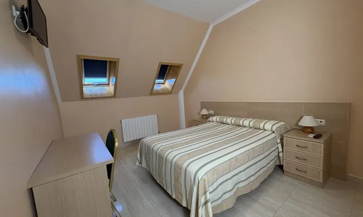 Habitación individual del Hotel La Estrella de Castillejo